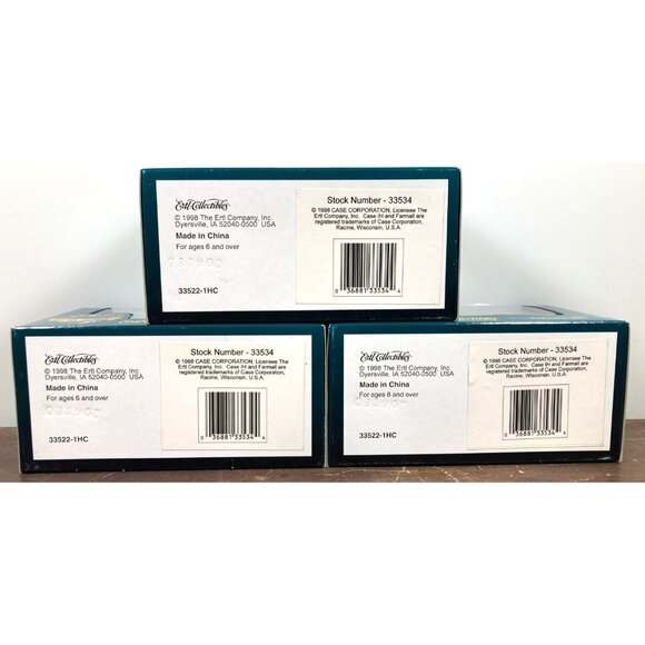 Ertl IH Farmall McCormick 350 Tractor Diecast 1/43 Lot of 3 NIB Railway Designs - Picture 6 of 9